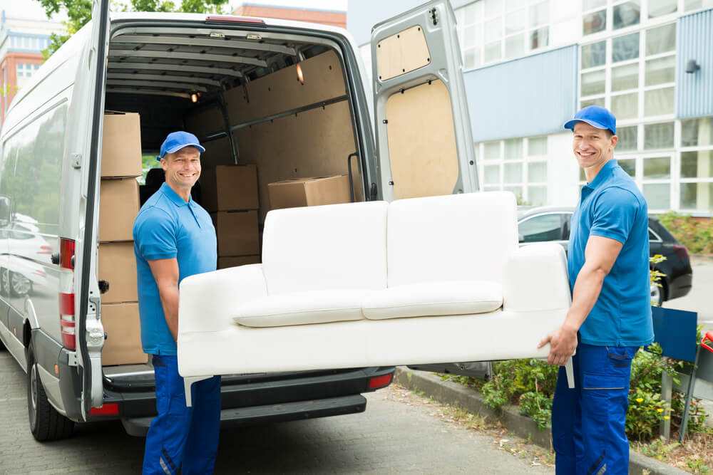 Professional Movers From Salinas Moving A Sofa